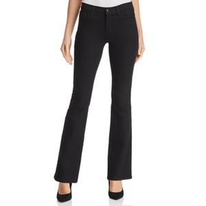 J BRAND Sallie Vanity Black Vanity Mid-Rise Bootcut Flare Jeans Size 27 EUC